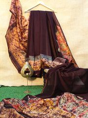 batik silk saree
