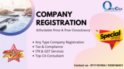 Get Online Company Registration & Tax-Compliance Servies at Low Price