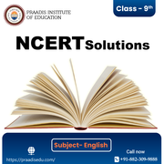 English NCERT Solutions For Class 9