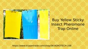 Buy Yellow Sticky Insect Pheromone Trap Online