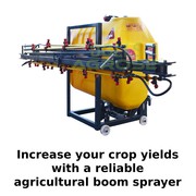 Increase your crop yields with a reliable agricultural boom sprayer
